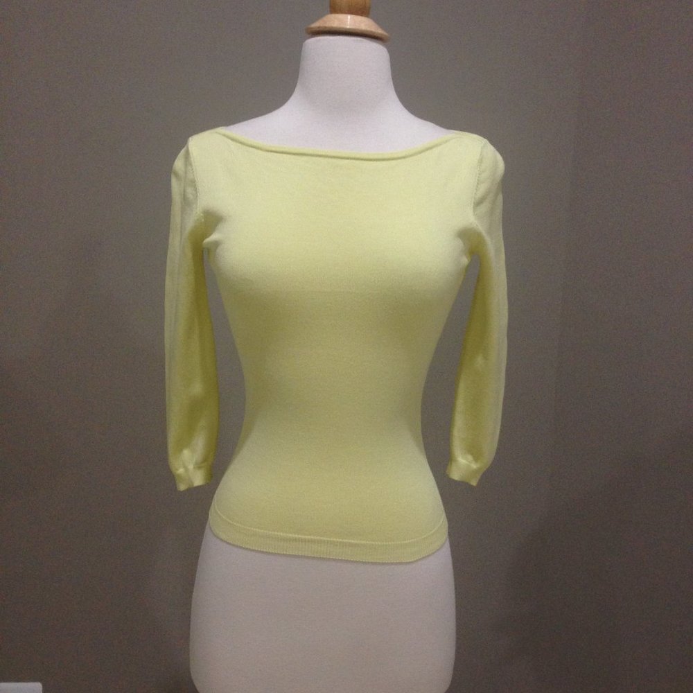 Moda International silk/cotton stretch fitted top